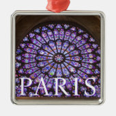 Notre Dame-kathedraal | Parijs, Frankrijk Metalen Ornament (Voorkant)