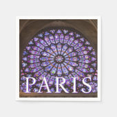 Notre Dame-kathedraal | Parijs, Frankrijk Servet (Voorkant)