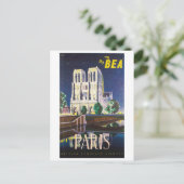  Notre Dame Kathedraal Paris BEA Londen Briefkaart (Staand voorkant)