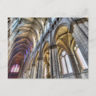 Notre Dame Kathedraal Reims Binnenland Briefkaart