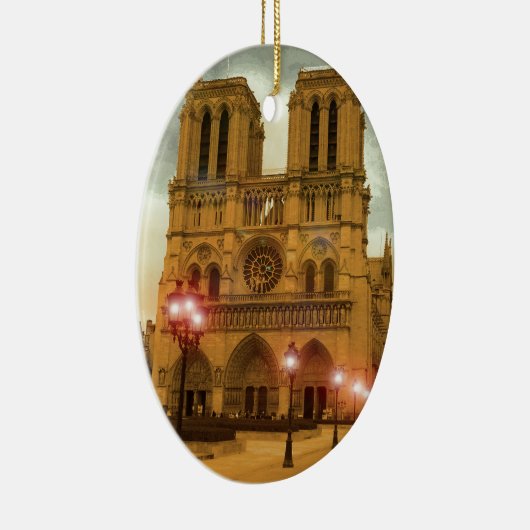 Notre Dame Keramisch Ornament (Rechts)