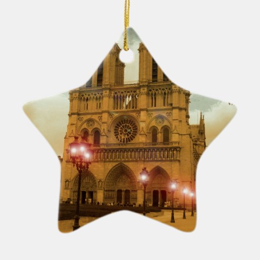 Notre Dame Keramisch Ornament (Voorkant)