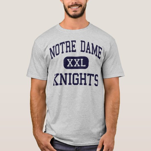 Notre Dame - Knight - High - Sherman Oaks T-shirt (Voorkant)