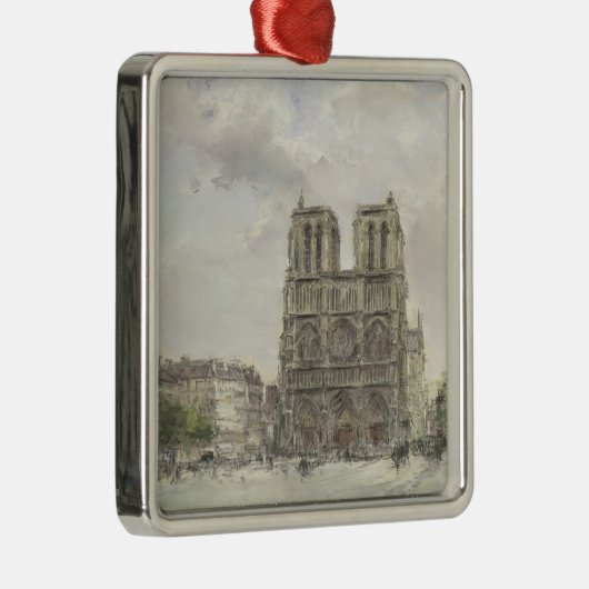 Notre Dame Metalen Ornament (Rechts)