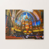 Notre Dame Montreal. Legpuzzel (Horizontaal)