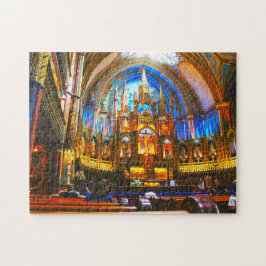 Notre Dame Montreal. Legpuzzel