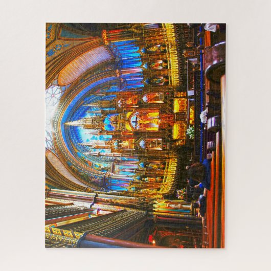 Notre Dame Montreal. Legpuzzel (Verticaal)