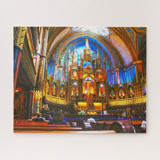 Notre Dame Montreal. Legpuzzel (Horizontaal)