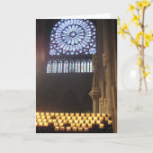 Notre Dame - Notecard Kaart (Gele Bloem)