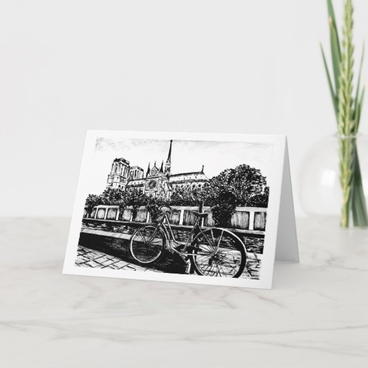 Notre Dame Notenkaart 5x7 Kaart (Voorkant)