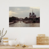 Notre Dame op de Seine Poster (Keuken)