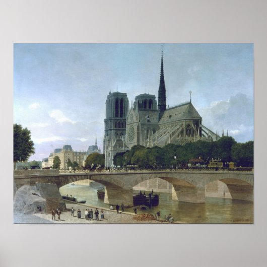 Notre Dame, Parijs, 1884 Poster (Voorkant)