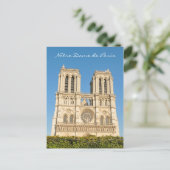 Notre Dame, Parijs Briefkaart (Staand voorkant)