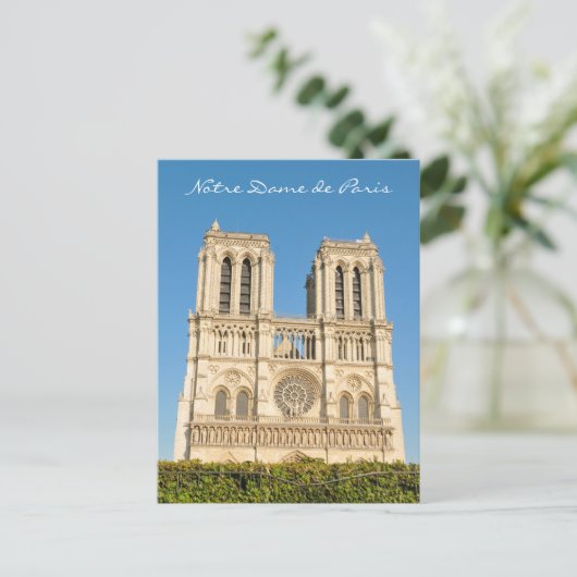 Notre Dame, Parijs Briefkaart (Staand voorkant)