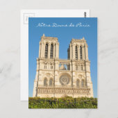 Notre Dame, Parijs Briefkaart (Voorkant / Achterkant)