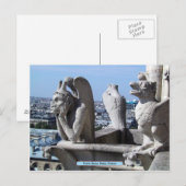 Notre Dame, Parijs, Frankrijk Briefkaart (Voorkant / Achterkant)
