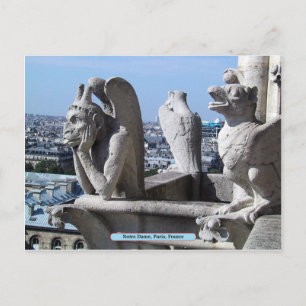 Notre Dame, Parijs, Frankrijk Briefkaart