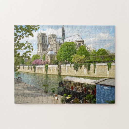 Notre Dame Parijs. Legpuzzel (Horizontaal)