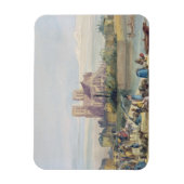 Notre Dame, Parijs (w/c op papier) Magneet (Verticaal)