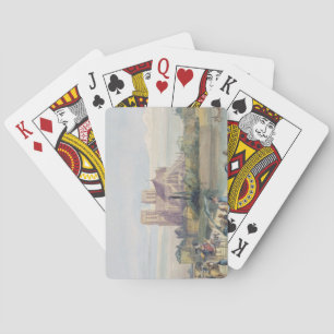 Notre Dame, Parijs (w/c op papier) Pokerkaarten