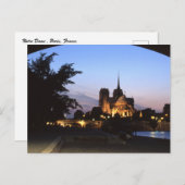 Notre Dame Paris Briefkaart (Voorkant / Achterkant)