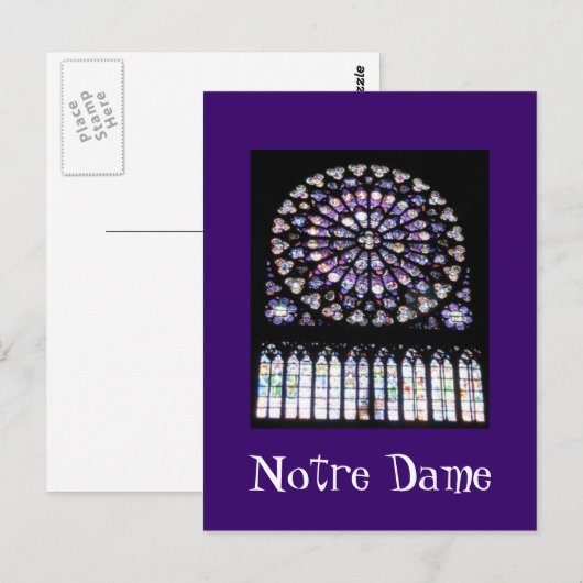 Notre Dame Paris Briefkaart (Voorkant / Achterkant)