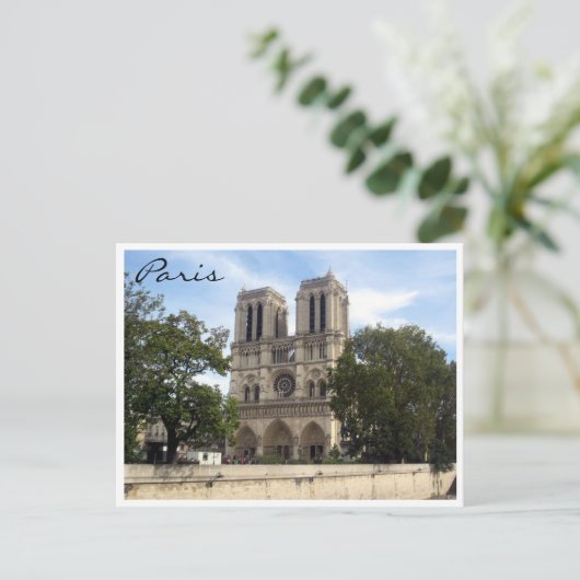 Notre Dame Paris Briefkaart (Staand voorkant)