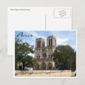 Notre Dame Paris Briefkaart (Voorkant / Achterkant)