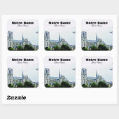 NOTRE DAME PARIS FRANCE stickers (Vel)