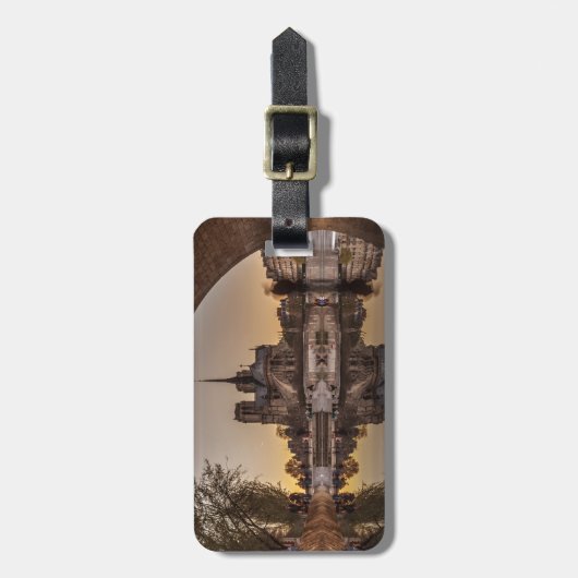 Notre-Dame, PAris, Frankrijk Bagagelabel (Voorkant verticaal)