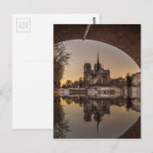 Notre-Dame, PAris, Frankrijk Briefkaart (Voorkant / Achterkant)