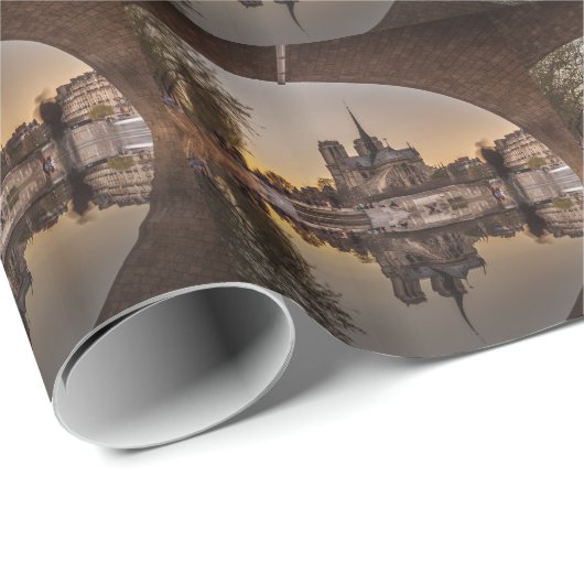 Notre-Dame, PAris, Frankrijk Cadeaupapier (Rol Hoek)