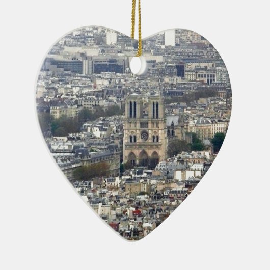 Notre Dame Paris Frankrijk Keramisch Ornament (Rechts)