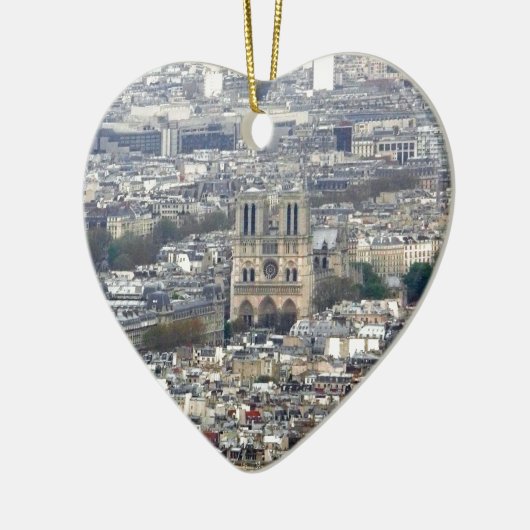 Notre Dame Paris Frankrijk Keramisch Ornament (Links)