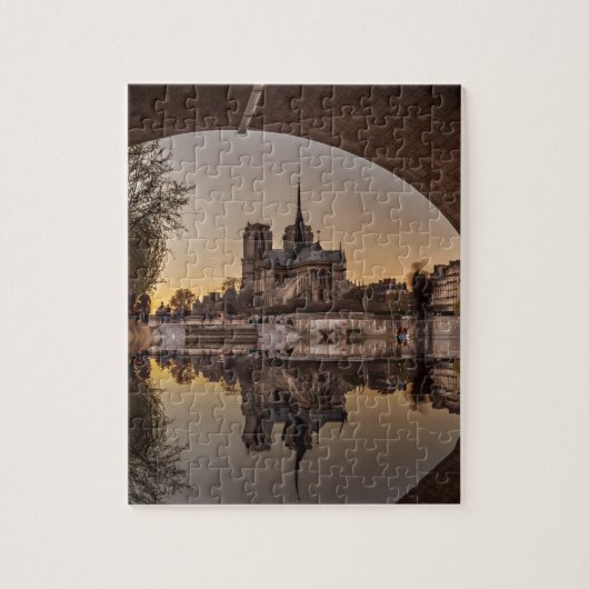 Notre-Dame, PAris, Frankrijk Legpuzzel (Verticaal)