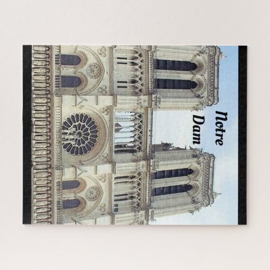 NOTRE DAME PARIS FRANKRIJK LEGPUZZEL (Horizontaal)