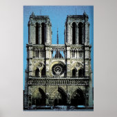 Notre Dame Paris Frankrijk Poster (Voorkant)