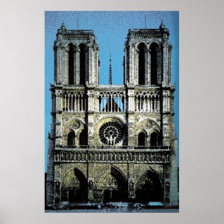Notre Dame Paris Frankrijk Poster