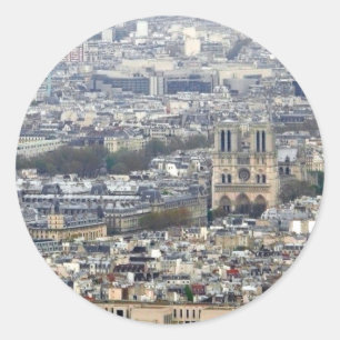 Notre Dame Paris Frankrijk Ronde Sticker
