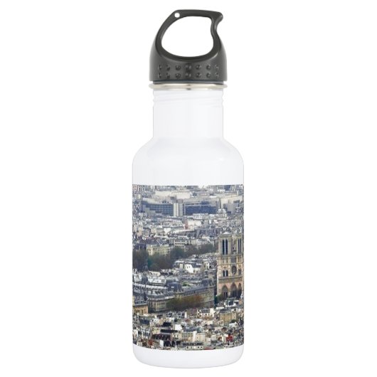 Notre Dame Paris Frankrijk Waterfles (Voorkant)