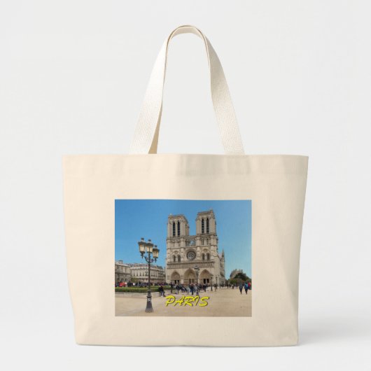 Notre Dame PARIS Grote Tote Bag (Voorkant)