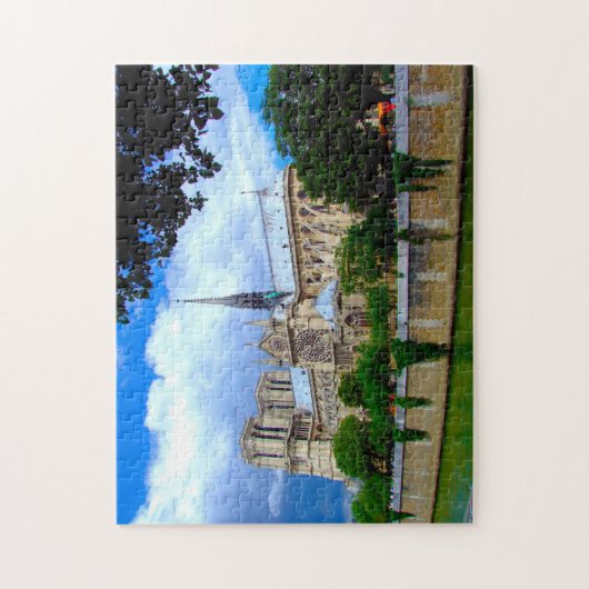Notre Dame Paris. Legpuzzel (Verticaal)