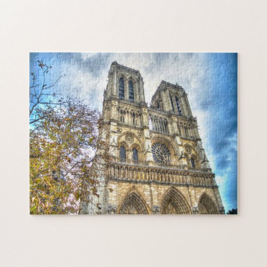 Notre Dame Paris. Legpuzzel (Horizontaal)