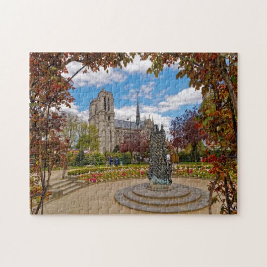 Notre Dame Paris. Legpuzzel (Horizontaal)