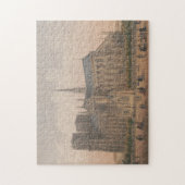 Notre Dame, Paris Lithograaf door Charles Rivière Legpuzzel (Verticaal)