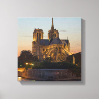 Notre Dame Paris stretched canvas Print