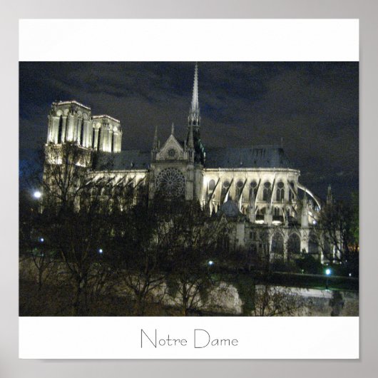 Notre Dame Poster (Voorkant)