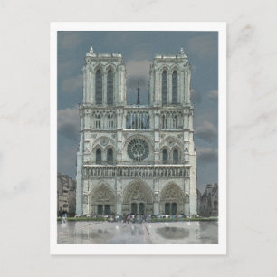 Notre Dame-postkaart Briefkaart