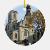 Notre Dame Quebec City Canada Ornament (Achterkant)