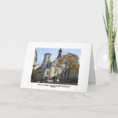Notre Dame Quebec City, Quebec Kerst Kaart (Achterkant)